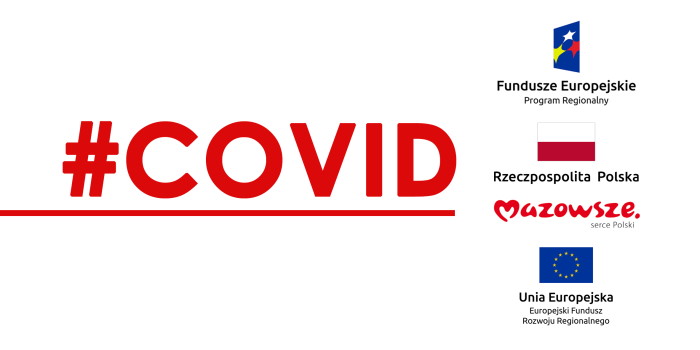 Logo Covid - Fundusze Europejskie